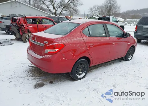 2017 Mitsubishi Mirage G4 Es z USA, uszkodzony, nr VIN ML32F3FJXHHF11081